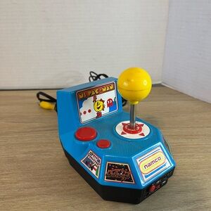 Namco Blue & Yellow Ms. Pac-Man Mini Arcade Joystick